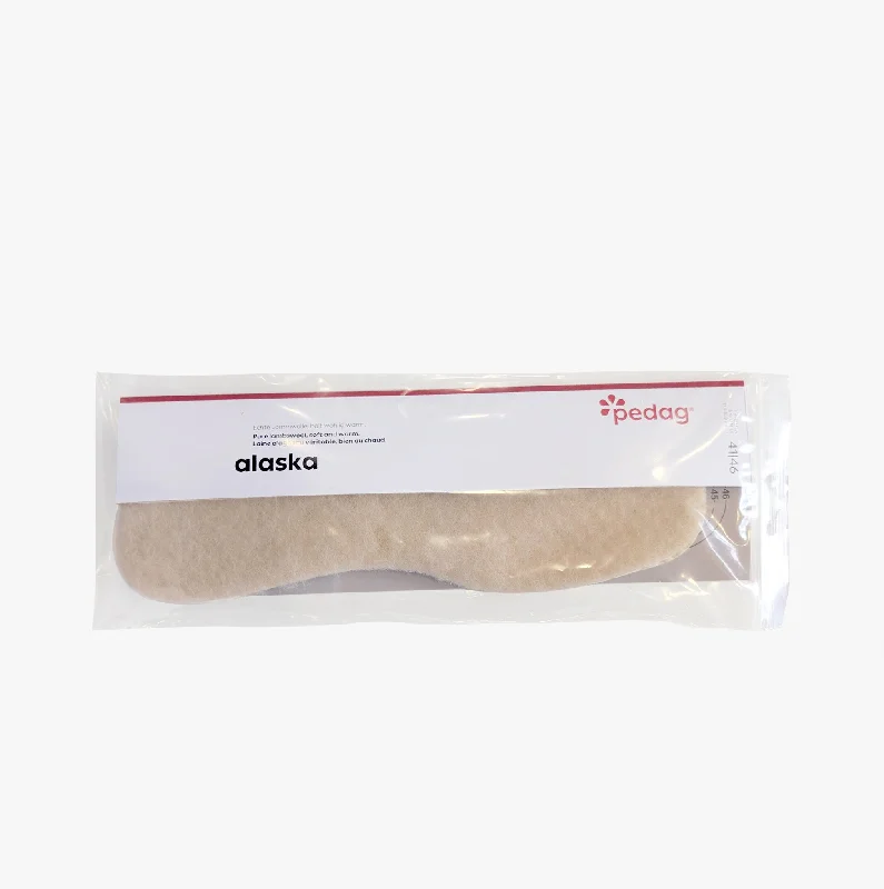 Men's slippers with a rubber sole for outdoor use Pedag ALASKA Lambswool Winter Insoles Beige