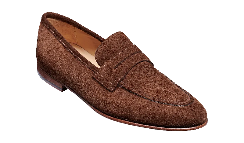 Men's loafers with a low - heeled design Men's loafers with a low - heeled design Ledley - Castagnia Suede