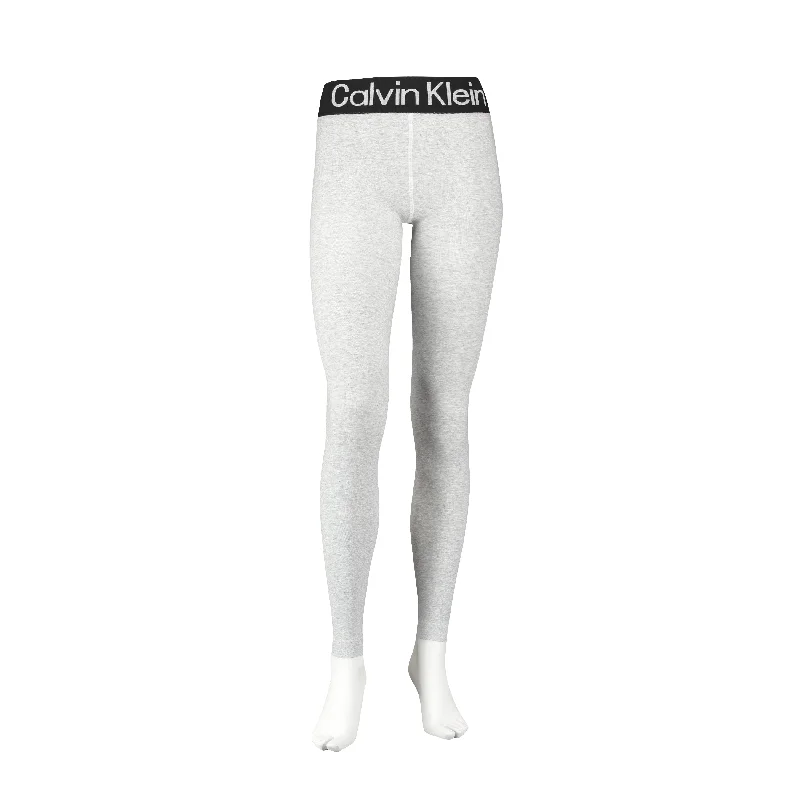Men's slippers with a breathable fabric upper Calvin Klein LOGO Waist Leggings Grey