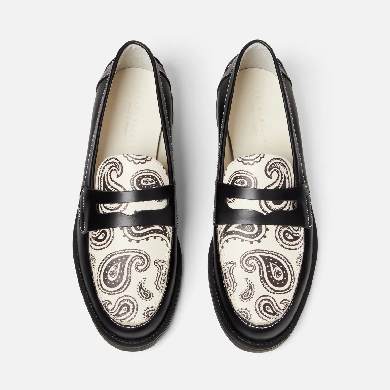 Men's loafers with a smooth leather finish Men's loafers with a smooth leather finish Wilde Paisley Penny Loafer - Men's Men's loafers with a smooth leather finish Men's loafers with a smooth leather finish Wilde Paisley Penny Loafer - Men's