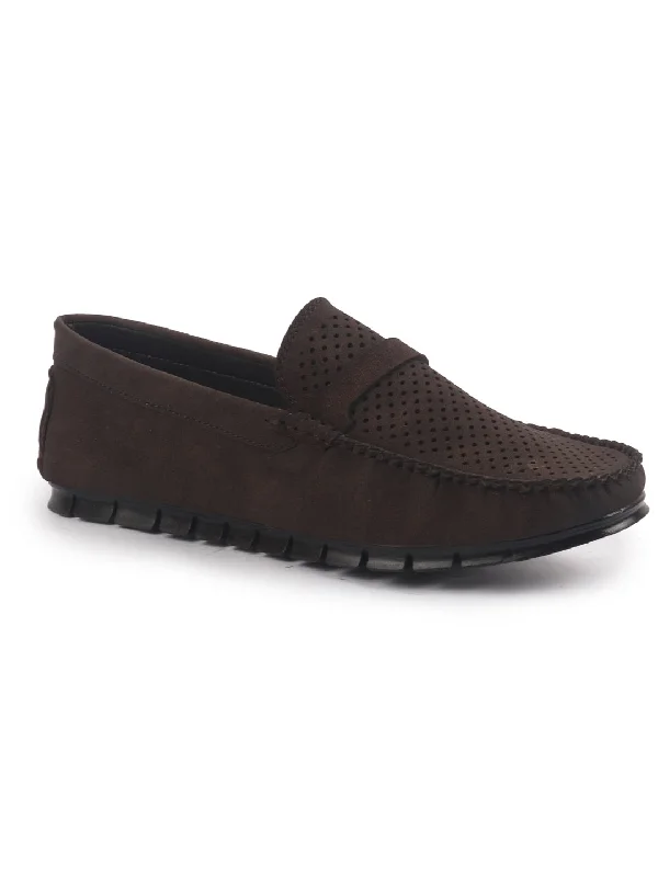 Men's casual shoes with a soft insole for cushioning Men Laser Cut Suede Slip-On Shoe Driving Loafers Breathable Shoe with Memory Cushioned Insole All Day Long Comfortable Men's casual shoes with a soft insole for cushioning Men Laser Cut Suede Slip-On Shoe Driving Loafers Breathable Shoe with Memory Cushioned Insole All Day Long Comfortable