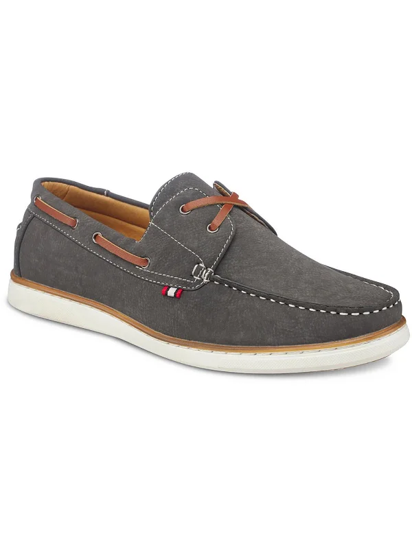 Men's loafers with a cushioned footbed Men's loafers with a cushioned footbed HARBOR Mens Faux Leather Lace up Boat Shoes Men's loafers with a cushioned footbed Men's loafers with a cushioned footbed HARBOR Mens Faux Leather Lace up Boat Shoes