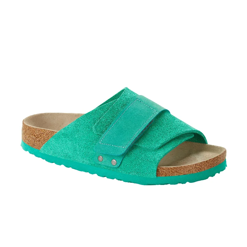 Men's leather sandals with an adjustable strap Men's leather sandals with an adjustable strap Kyoto Bold Green Suede/Nubuck Leather Men's leather sandals with an adjustable strap Men's leather sandals with an adjustable strap Kyoto Bold Green Suede/Nubuck Leather