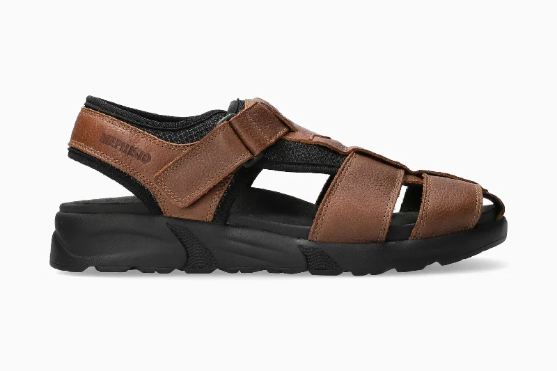 Men's sandals with a decorative buckle or charm Men's sandals with a decorative buckle or charm Toren - Hazelnut Men's sandals with a decorative buckle or charm Men's sandals with a decorative buckle or charm Toren - Hazelnut