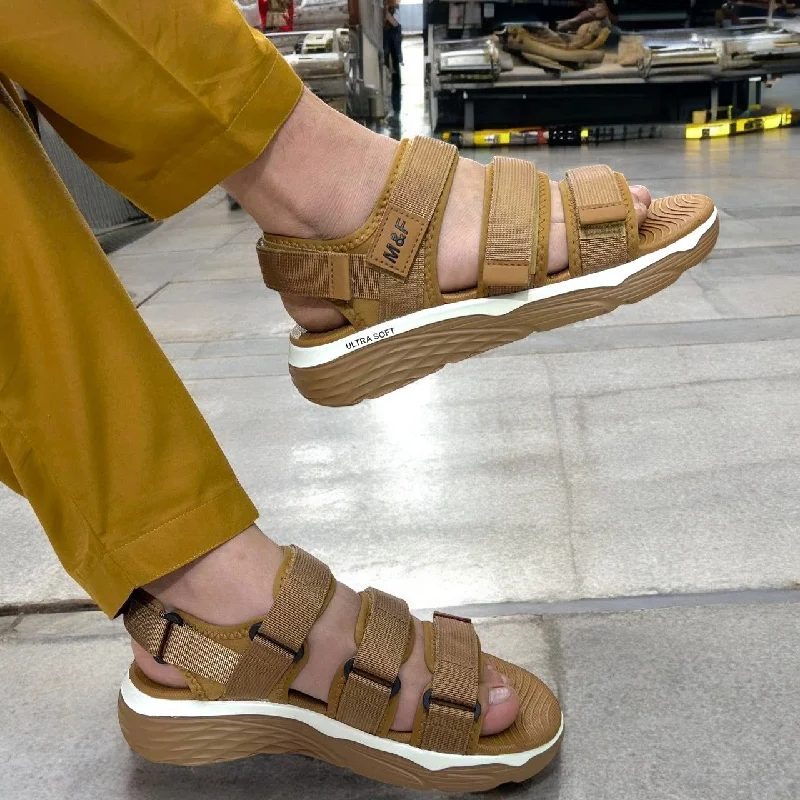 Men's slippers with a logo patch on the side A50906 skr sandal