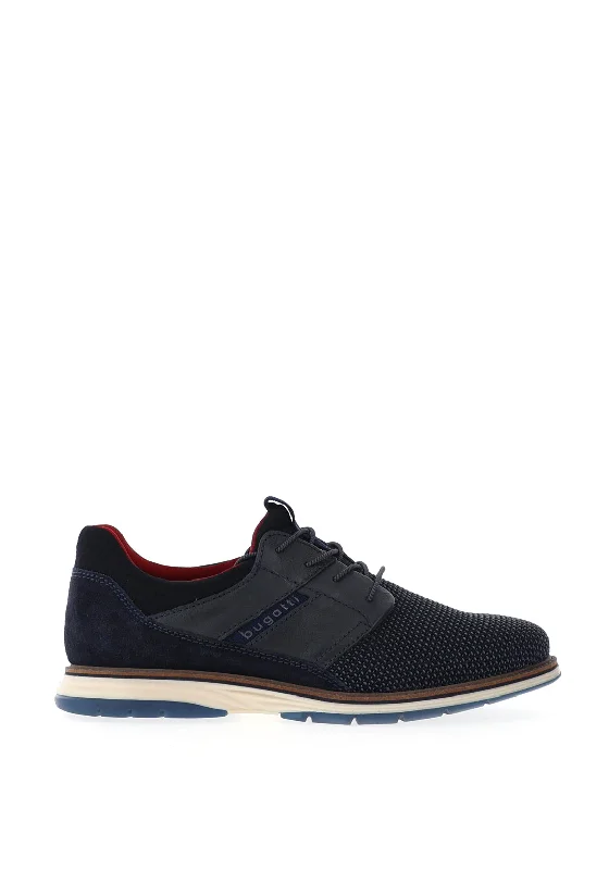 Men's casual shoes with a padded heel for comfort Bugatti Casual Slip-On Shoes, Navy Men's casual shoes with a padded heel for comfort Bugatti Casual Slip-On Shoes, Navy