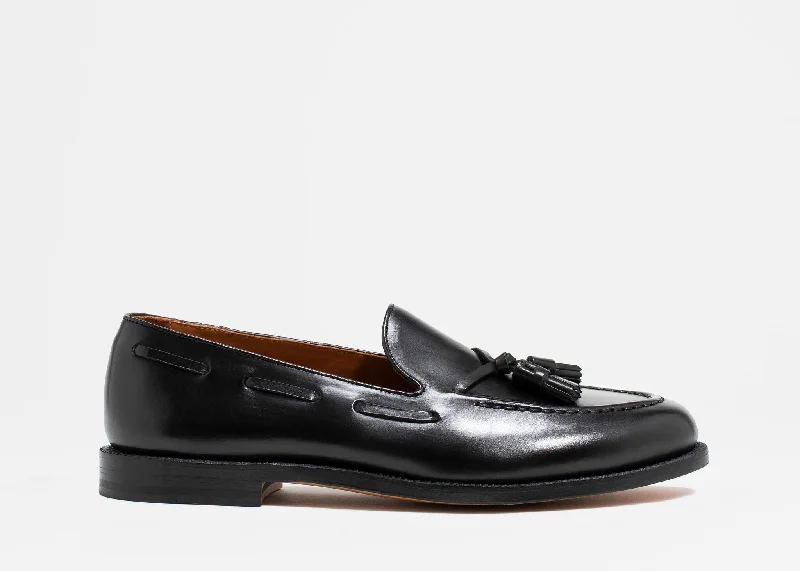 Men's loafers with a low - heeled design Men's loafers with a low - heeled design Tassel Loafer Black Calf Men's loafers with a low - heeled design Men's loafers with a low - heeled design Tassel Loafer Black Calf