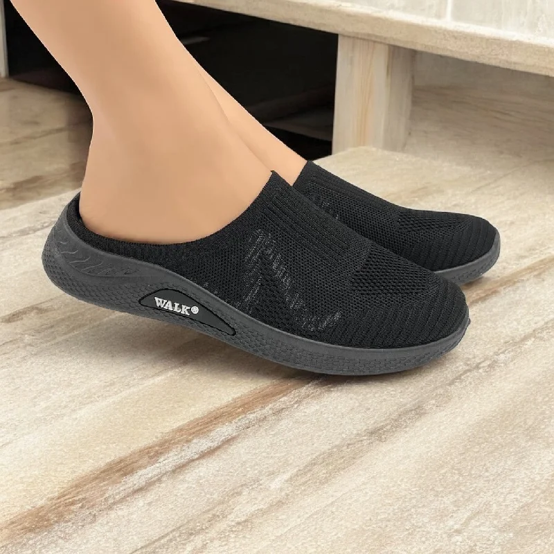 Men's slippers with a soft, flexible sole QC2441 open back