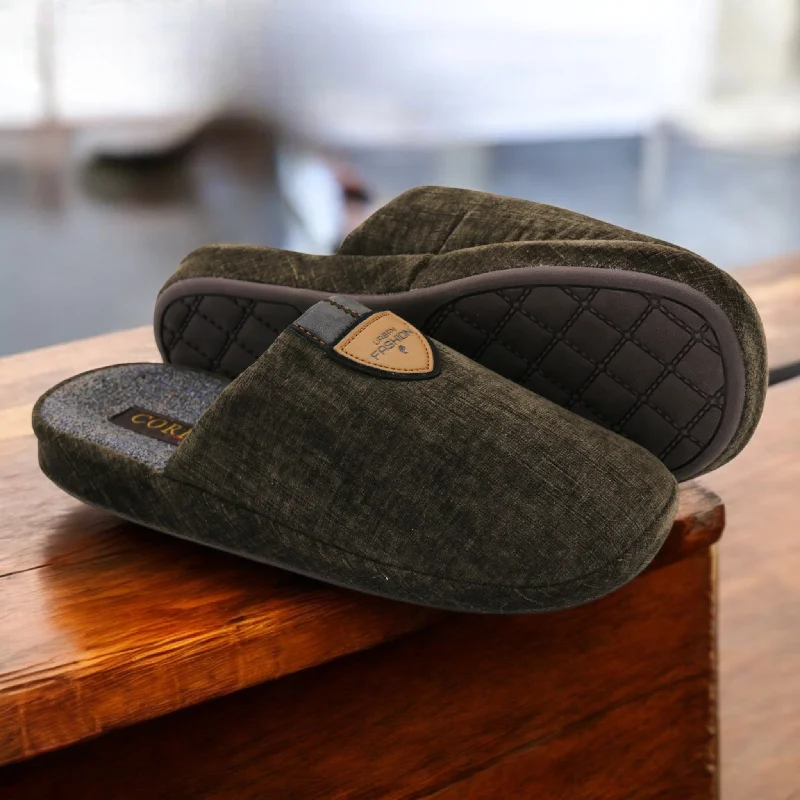 Men's slippers with a removable insole for cleaning M0453 men halfshoes