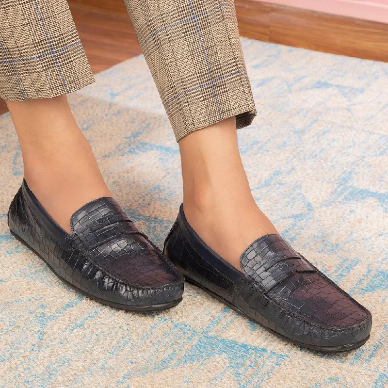 Men's leather loafers with a penny slot Men's leather loafers with a penny slot The Avyo Blue Men's Leather Loafers Tresmode Men's leather loafers with a penny slot Men's leather loafers with a penny slot The Avyo Blue Men's Leather Loafers Tresmode