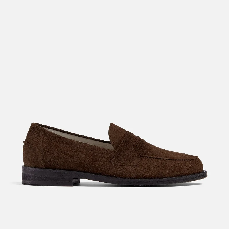 Men's loafers with a pointed toe for a stylish appearance Men's loafers with a pointed toe for a stylish appearance Wilde Brown Suede Penny Loafer - Men's Men's loafers with a pointed toe for a stylish appearance Men's loafers with a pointed toe for a stylish appearance Wilde Brown Suede Penny Loafer - Men's
