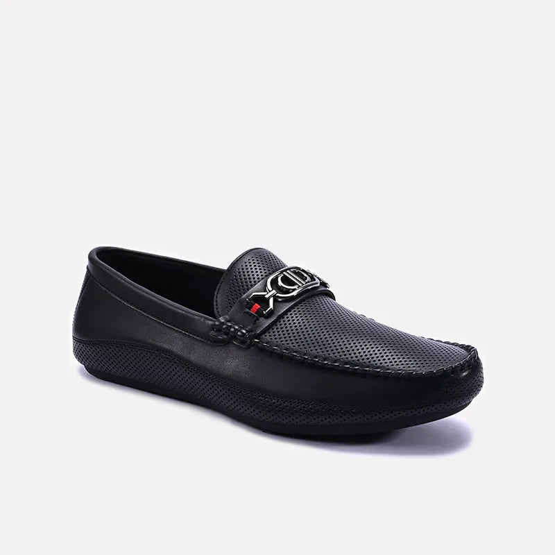Men's loafers with a moc - toe design Men's loafers with a moc - toe design Black Loafer Shoes 0130975 Men's loafers with a moc - toe design Men's loafers with a moc - toe design Black Loafer Shoes 0130975