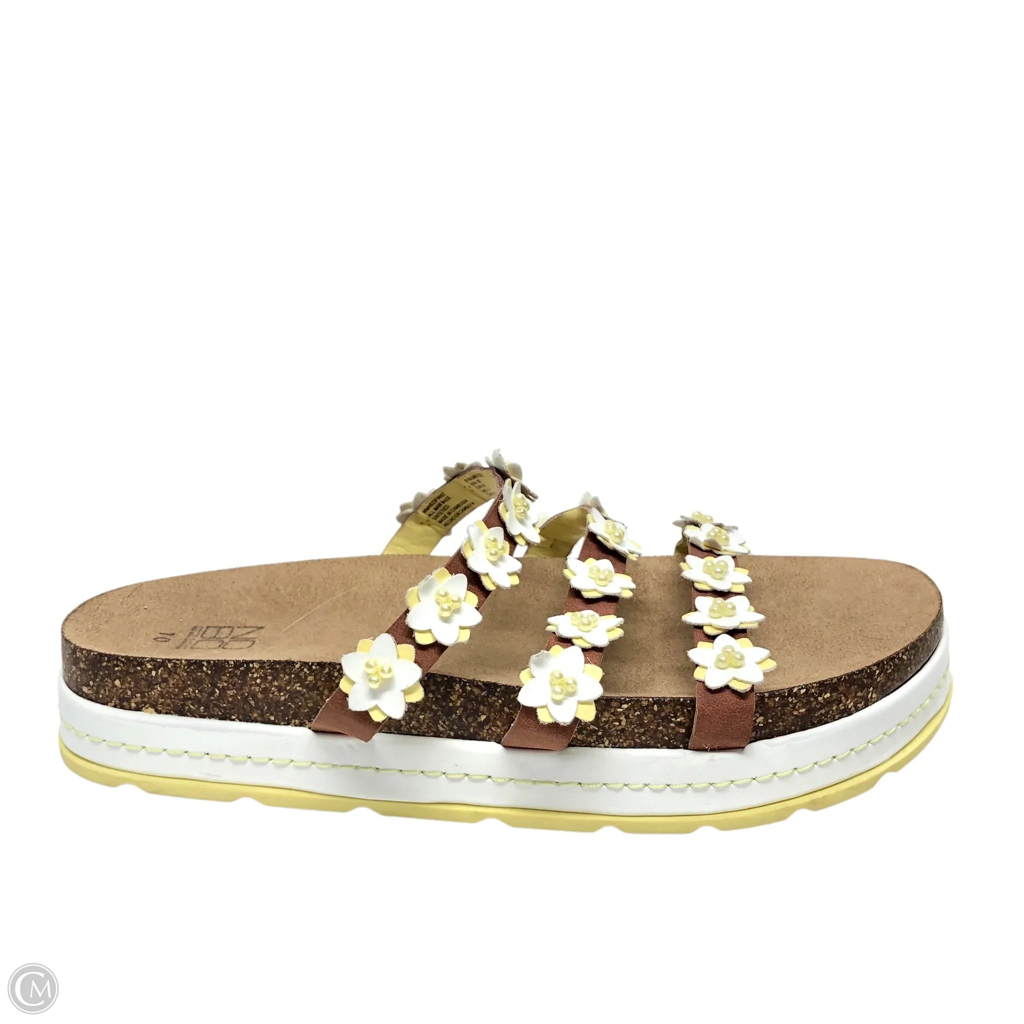 Men's sandals with a contrast stitching detail Men's sandals with a contrast stitching detail Sandals Flats By No Boundaries In Brown & Yellow, Size: 10 Men's sandals with a contrast stitching detail Men's sandals with a contrast stitching detail Sandals Flats By No Boundaries In Brown & Yellow, Size: 10