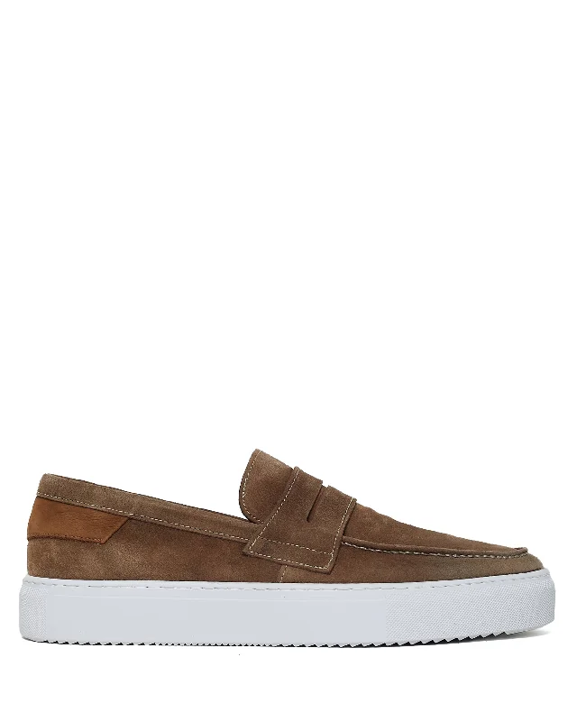 Men's loafers with a perforated leather upper for ventilation Men's loafers with a perforated leather upper for ventilation Ollie Suede Beige Men's loafers with a perforated leather upper for ventilation Men's loafers with a perforated leather upper for ventilation Ollie Suede Beige