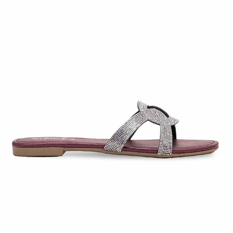 Leather men's slippers with a mule style Falsa Fancy Slipper FN7879
