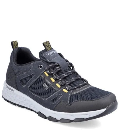 Men's casual shoes with a geometric pattern RIEKER TAORMINO