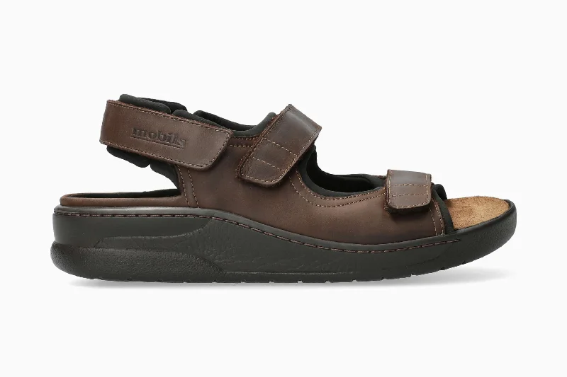Men's sandals with a leather lining for comfort Men's sandals with a leather lining for comfort Valden - Dark Brown Men's sandals with a leather lining for comfort Men's sandals with a leather lining for comfort Valden - Dark Brown