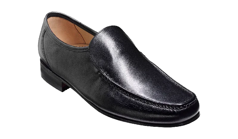 Men's leather loafers with a penny slot Men's leather loafers with a penny slot Javron - Black Calf Men's leather loafers with a penny slot Men's leather loafers with a penny slot Javron - Black Calf