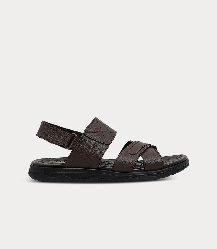 Men's sandals with a padded heel Men's sandals with a padded heel BM6848-BROWN-Men Sandals Men's sandals with a padded heel Men's sandals with a padded heel BM6848-BROWN-Men Sandals