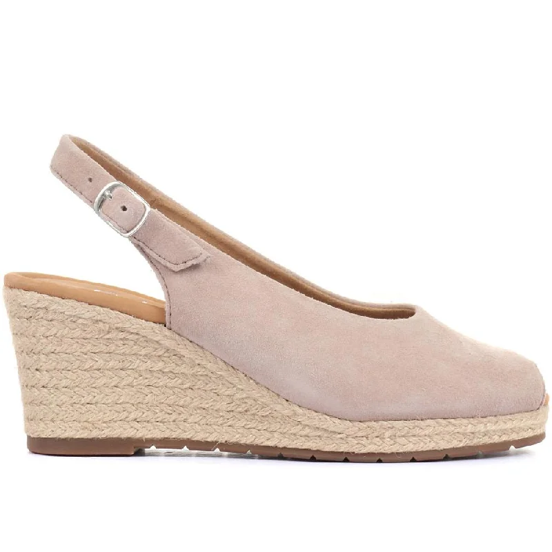 Men's casual shoes with a padded heel for comfort Tandy Slingback Wedge Sandals - GAB33508 / 319 536 Men's casual shoes with a padded heel for comfort Tandy Slingback Wedge Sandals - GAB33508 / 319 536