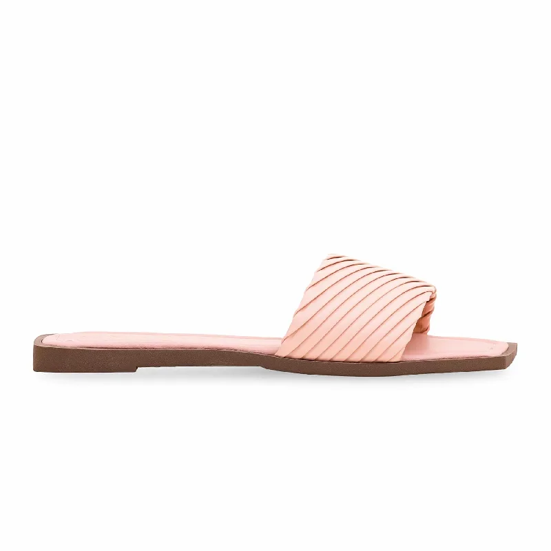 Men's slippers with a breathable fabric upper Pink Formal Slipper FR8221