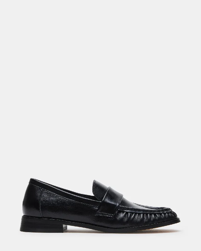 Men's loafers with a removable insole for cleaning Men's loafers with a removable insole for cleaning RIDLEY BLACK LEATHER Men's loafers with a removable insole for cleaning Men's loafers with a removable insole for cleaning RIDLEY BLACK LEATHER