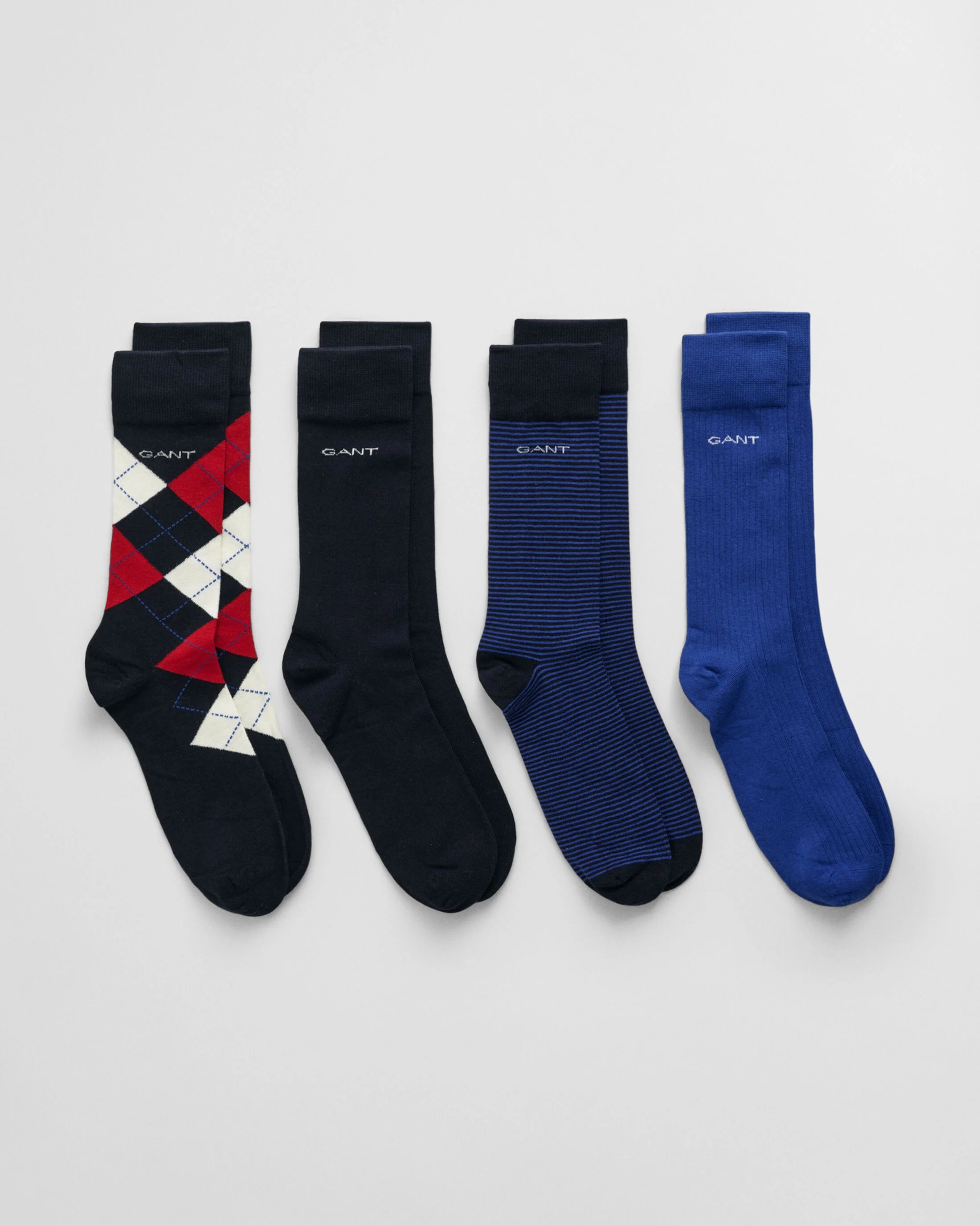 Men's slippers with a soft, flexible sole GANT ARGYLE STRIPE Mens 4-Pack Socks Marine Men's slippers with a soft, flexible sole GANT ARGYLE STRIPE Mens 4-Pack Socks Marine