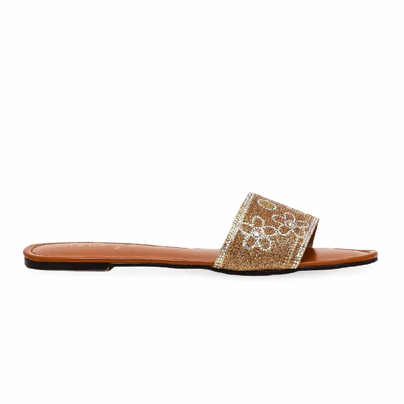 Men's slippers with a shock - absorbing midsole Mustard Fancy Slipper FN7794