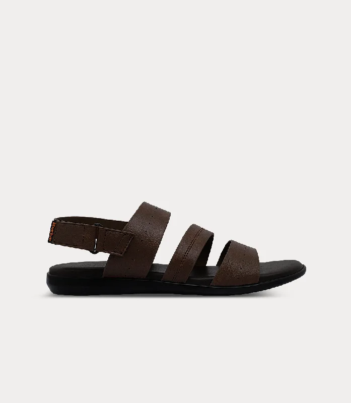 Men's sandals with a stretchy strap for a better fit Men's sandals with a stretchy strap for a better fit BM6858-KASTANI-Men Sandal