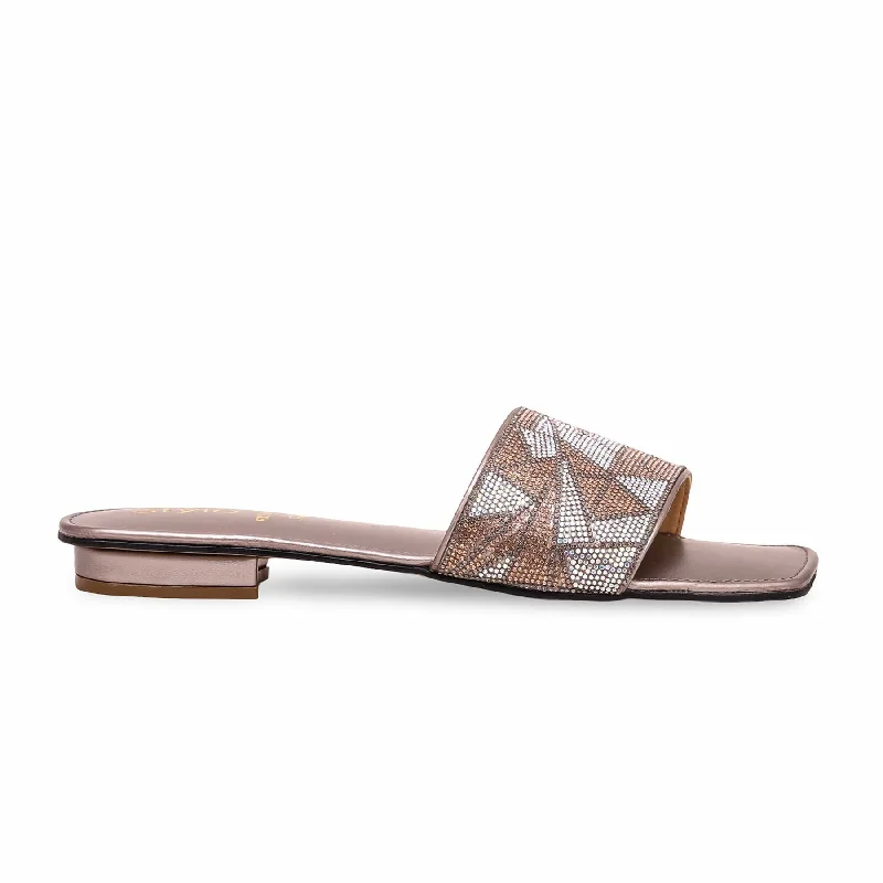 Men's slippers with a Velcro closure for easy on and off Grey Fancy Slipper FN7803