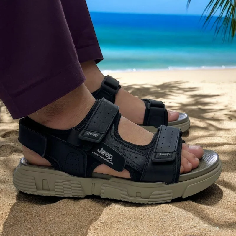 Men's slippers with a decorative pom - pom or tassel Jp4268 comfy sandal