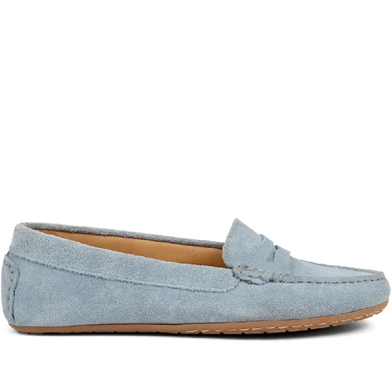 Men's casual shoes with a padded heel for comfort Penelopie Leather Moccasins - PENELOPIE / 322 368 Men's casual shoes with a padded heel for comfort Penelopie Leather Moccasins - PENELOPIE / 322 368