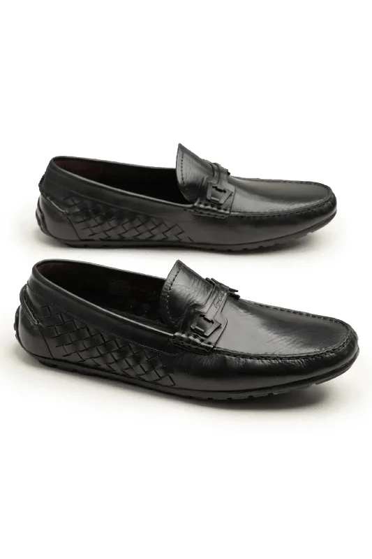Men's casual shoes with a floral print for a unique style LOGO 9269 BKA
