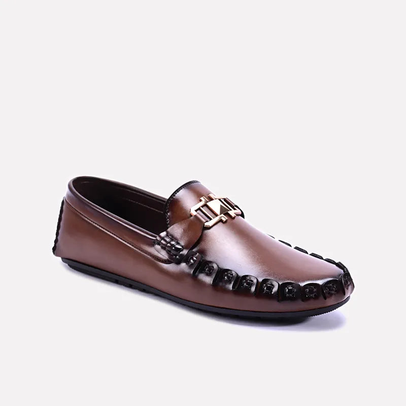 Men's leather loafers with a penny slot Men's leather loafers with a penny slot Grantham Decorated Loafers Brown 0130881 Men's leather loafers with a penny slot Men's leather loafers with a penny slot Grantham Decorated Loafers Brown 0130881