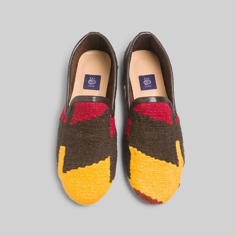 Men's loafers with a low - heeled design Men's loafers with a low - heeled design Men's Kilim Loafer Size 11