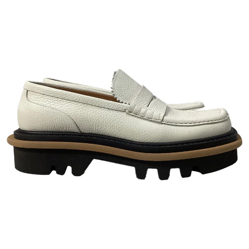 Men's loafers with a cushioned footbed Men's loafers with a cushioned footbed Dries Van Noten Penny Loafers in White Leather Men's loafers with a cushioned footbed Men's loafers with a cushioned footbed Dries Van Noten Penny Loafers in White Leather