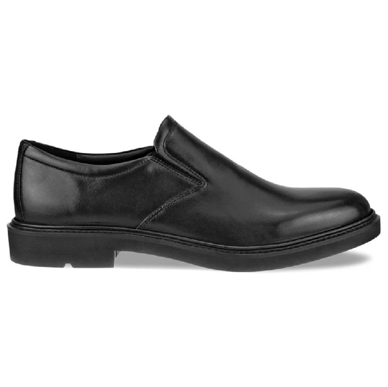Men's casual shoes with a metallic trim Ecco Metropole London Leather Men's Loafer Shoes Men's casual shoes with a metallic trim Ecco Metropole London Leather Men's Loafer Shoes