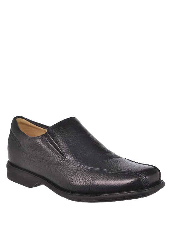 Men's casual shoes with a thick sole for added height Anatomic & Co Mens Belem Leather Slip-On Shoe, Black Men's casual shoes with a thick sole for added height Anatomic & Co Mens Belem Leather Slip-On Shoe, Black
