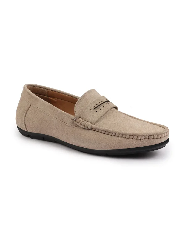 Men's casual shoes with a padded heel for comfort Men Camel Suede Leather Side Stitched Slip On Driving Loafer|Party Loafer|Moccasin For Wedding Party Men's casual shoes with a padded heel for comfort Men Camel Suede Leather Side Stitched Slip On Driving Loafer|Party Loafer|Moccasin For Wedding Party