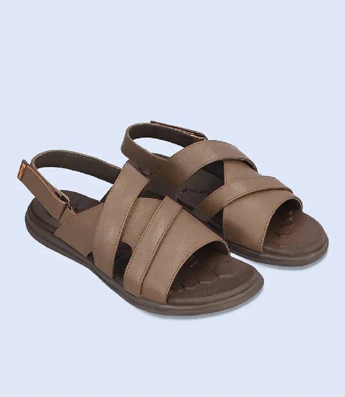 Men's sandals with a padded heel Men's sandals with a padded heel BM5902-BROWN-Men Sandal Men's sandals with a padded heel Men's sandals with a padded heel BM5902-BROWN-Men Sandal