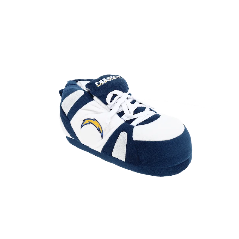 Men's slippers with a stretchy side panel for a better fit Los Angeles Chargers Slippers Men's slippers with a stretchy side panel for a better fit Los Angeles Chargers Slippers