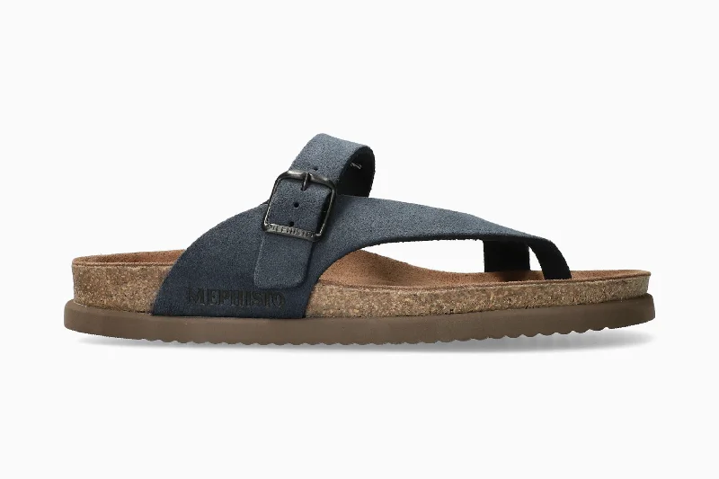 Men's sandals with a contrast stitching detail Men's sandals with a contrast stitching detail Niels - Night Blue Men's sandals with a contrast stitching detail Men's sandals with a contrast stitching detail Niels - Night Blue