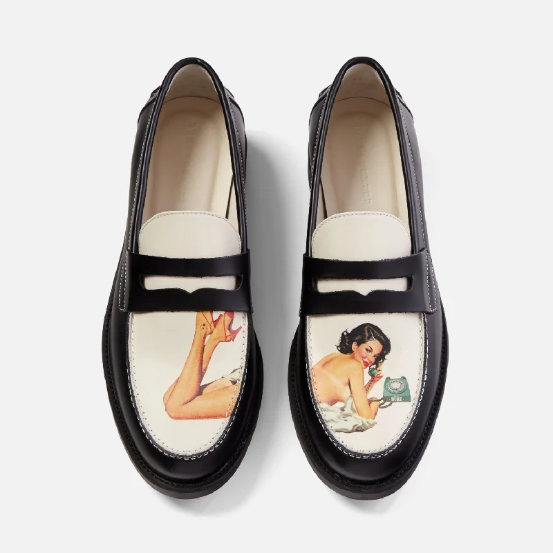 Men's loafers with a low - heeled design Men's loafers with a low - heeled design Wilde Pin Up Penny Loafer - Men's Men's loafers with a low - heeled design Men's loafers with a low - heeled design Wilde Pin Up Penny Loafer - Men's