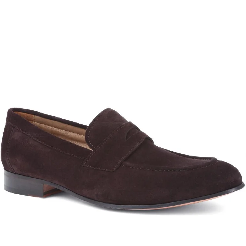 Men's casual shoes with a padded heel for comfort Roscoe Penny Loafers - ROSCOE / 321 660 Men's casual shoes with a padded heel for comfort Roscoe Penny Loafers - ROSCOE / 321 660