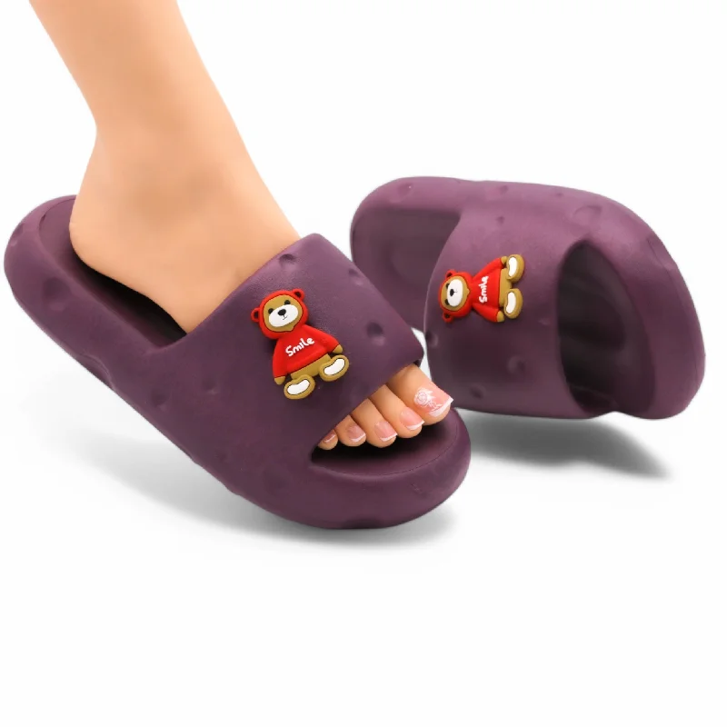 Men's slippers in a warm color like red or brown M0566 comfy slipper