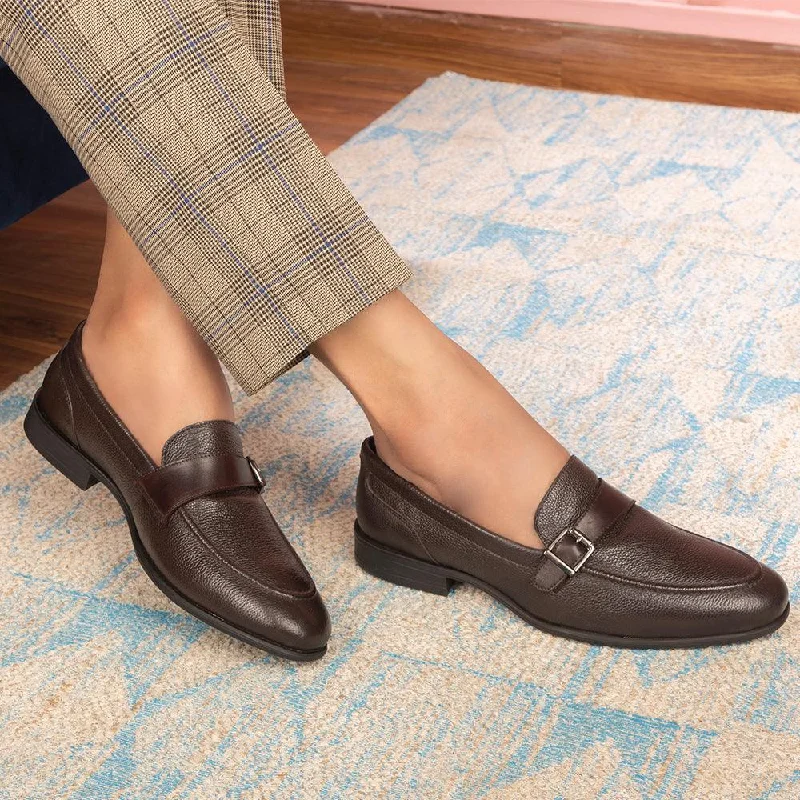 Men's loafers with a low - heeled design Men's loafers with a low - heeled design The Heiden Brown Men's Leather Loafers Tresmode Men's loafers with a low - heeled design Men's loafers with a low - heeled design The Heiden Brown Men's Leather Loafers Tresmode