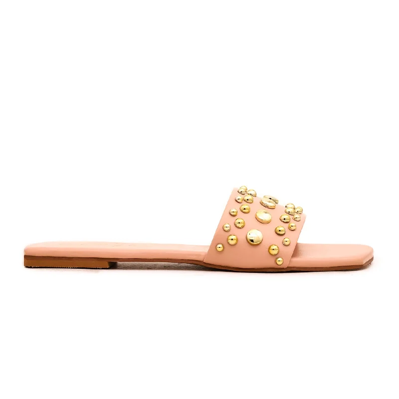 Men's slippers with a breathable fabric upper Pink Formal Slipper FR8152