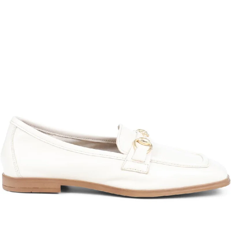 Men's casual shoes with a thick sole for added height Damara Leather Snaffle Loafers - DAMARA / 323 734 Men's casual shoes with a thick sole for added height Damara Leather Snaffle Loafers - DAMARA / 323 734
