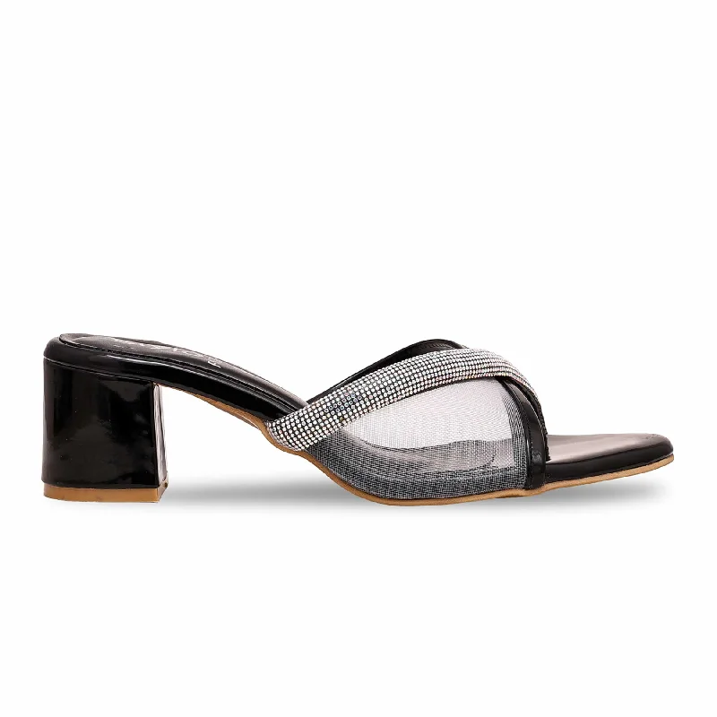 Men's slippers with a shock - absorbing midsole Black Fancy Slipper FN7820