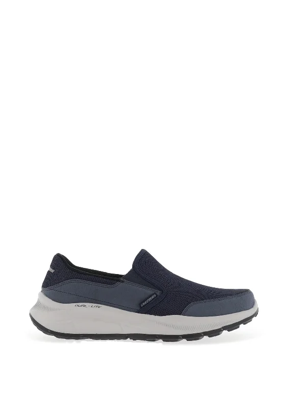 Men's casual shoes with a logo patch on the tongue Skechers Equaliser 5.0 Slip-On Shoes, Navy Men's casual shoes with a logo patch on the tongue Skechers Equaliser 5.0 Slip-On Shoes, Navy